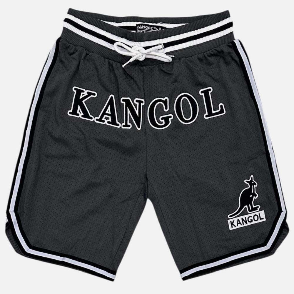 Kangol Men's Charcoal Athletic Shorts - Size XXL